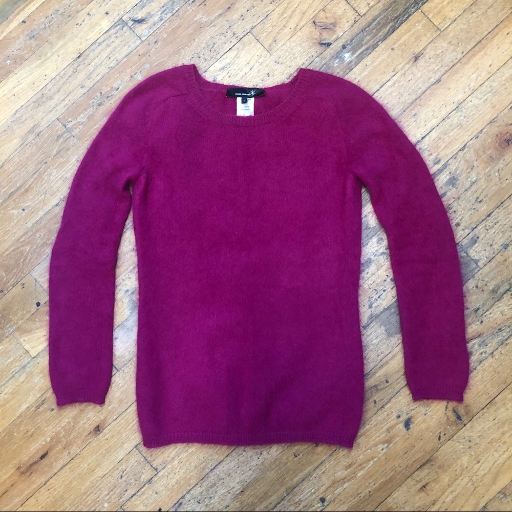 Isabel Marant Angora Magenta Sweater